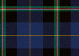 A swatch of the Italian National Tartan